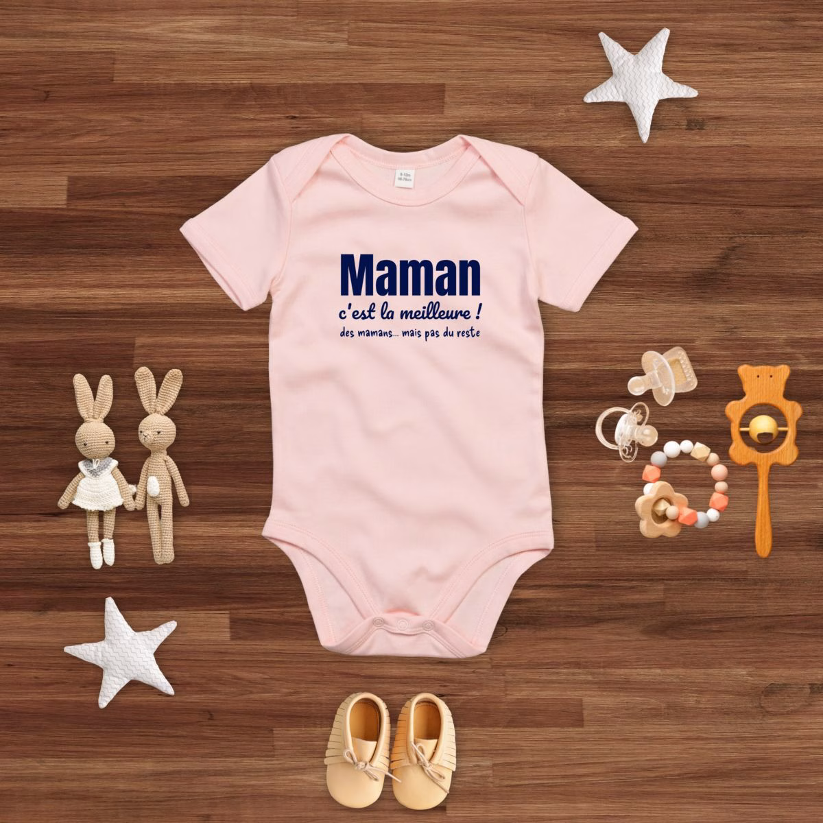 Body bébé éthique humour maman coton bio