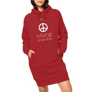 Robe sweat femme vivre ensemble éthique